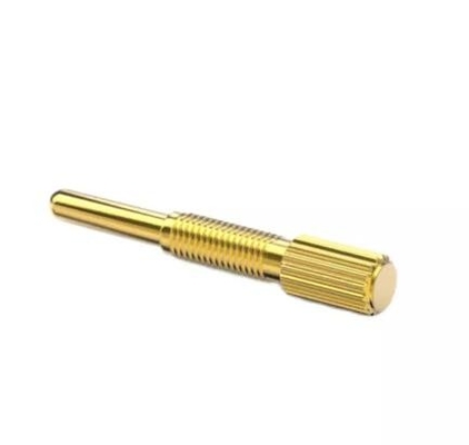 12A Threaded POGO Pin Screw M4 Kuningan Spring Loaded Connectors Surface Mount