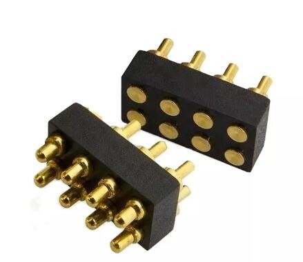 5p 12p Spring Test Probe Pogo Pin On Connector Plating Emas Kuningan Pogo Pin 15mm