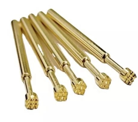 Spring Load Brass Probe POGO Pin 2 AMP Konektor DIP Resistensi rendah