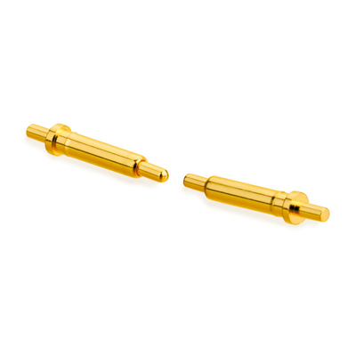 1A sampai 3A PCB Probe POGO Pin Kontak DIP Tipe OEM Flat Bottom