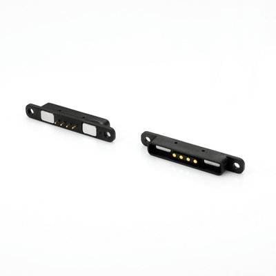 Spring Contact Magnetic Pogo Pin Battery Connector Untuk Pengujian Baterai PCB 12A