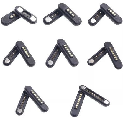 12A Konektor Pin POGO Sudut Kanan