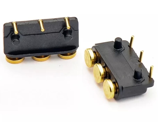 90 Degree Bending Pogo Pin Lectrical Connector 8.5mm Untuk 15mm