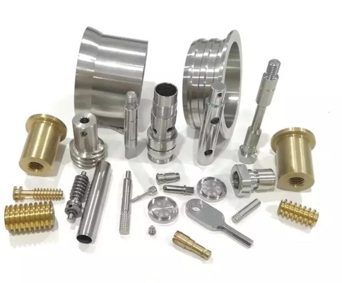 Bagian Precision Aluminium CNC Turning Ra3.2 Bagian Mesin CNC Kuningan