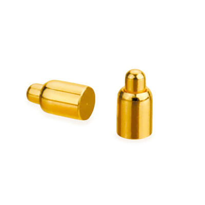 60A Spring Loaded POGO Pin Gold Plating SMT Brass Connectors