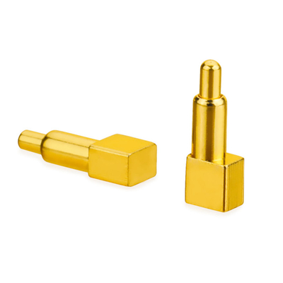 PCB Spring Loaded Right Angle POGO Pin Wanita Laki-laki Hubungkan 3A