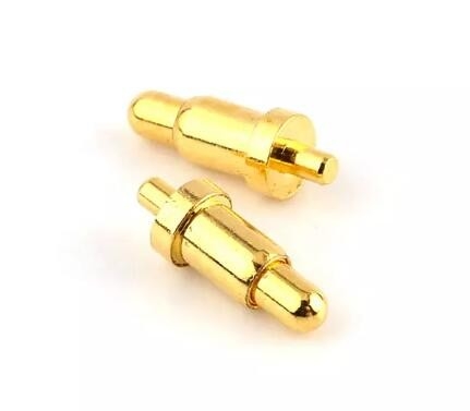 Pengisian Double Row 5P 6P 8P Kuningan SMD Pogo Pins Magnetic Gold Plated Connector